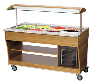 Buffet trolley, cold, 4x 1/1 GN