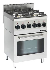Gas stove 600, W600, 4BR, elO