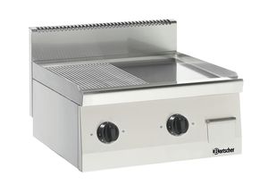 Grillplaat 600, B600, 1/2-1/2