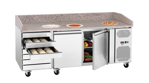 Mesa refrig. para prep. de pizza G-S7T2