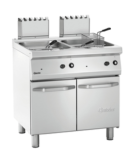 Deep fat fryer gas, 700 W800, 2x15L