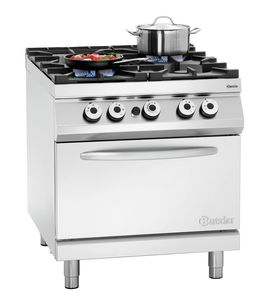 Cocina a gas 900, A900, 4F, HG