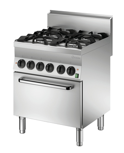 Gas stove 650, W700, 4BR, elO