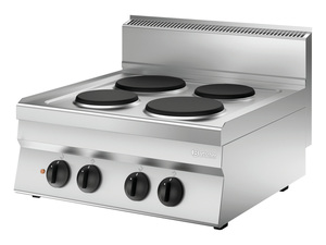 Electric stove 650, W700, 4PL, TU