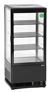 Vitrina refrigeradora 78L, negro