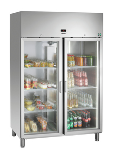 Glass-doored refrigerator 1400 GN210