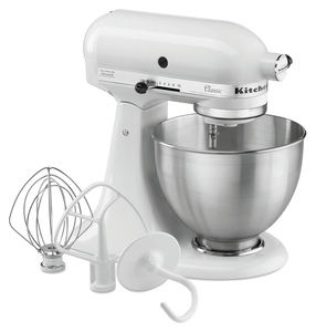 KitchenAid 5K45SSEWH, white, 4,28L